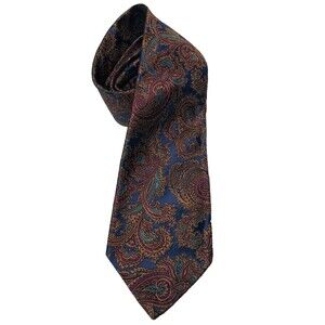 Robert Talbot Tie Mens Paisley Hand Sewn Silk Necktie Italy Nordstrom Blue